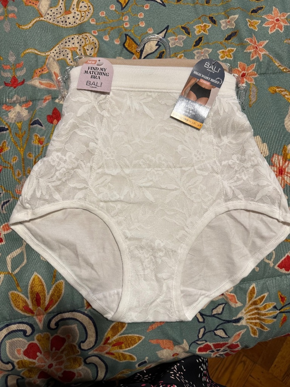 NWT 2 of 3 Bali High Waist Brief Size L/7